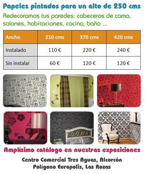 Ofertas de papeles pintados