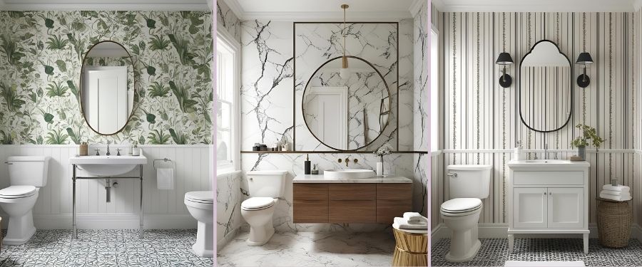papel-pintado-para-baños-sobre-azulejos